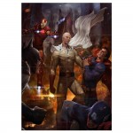 One Punch Man Saitama beat Superman  Wand-Kunstdruck Riesenposter 