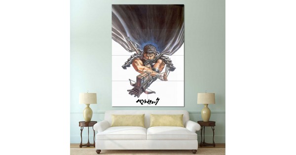 Berserk Guts Block Giant Wall Art Poster