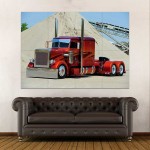 โปสเตอร์ ขนาดใหญ่ รถบรรทุก  Peterbilt Truck Lorry