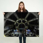 Star Wars Millennium Falcon Cockpit  Wand-Kunstdruck Riesenposter