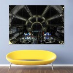 Star Wars Millennium Falcon Cockpit  Wand-Kunstdruck Riesenposter