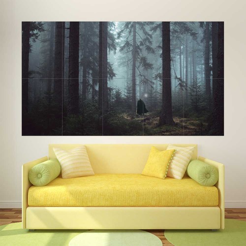 Berserk Guts in Wald  Wand-Kunstdruck Riesenposter 