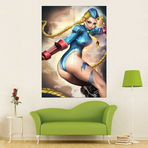 Street Fighter Cammy White   Wand-Kunstdruck Riesenposter 