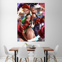 โปสเตอร์ ขนาดใหญ่ Street Fighter Cammy White and Decapre (P-2437)