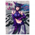 โปสเตอร์ ขนาดใหญ่ Street Fighter Han Juri