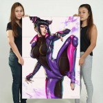 Street Fighter Han Juri Bikini  Wand-Kunstdruck Riesenposter 