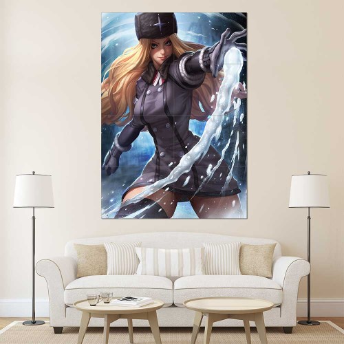 Street Fighter Kolin  Wand-Kunstdruck Riesenposter 