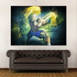 Sagat Street Fighter X Tekken   Block Giant Wall Art Poster (P-2456)