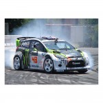 Ken Blocks Ford Fiesta Hoonigan Gymkhana Sport Car Block Giant Wall Art Poster