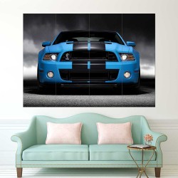 Ford Mustang V8 American Muscle Car  Block Giant Wall Art Poster (P2466)