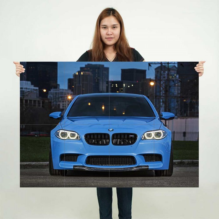 World Car Logo Badges Block Giant Wall Art Poster