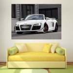 Audi R8 Spyder Supercar Auto    Wand-Kunstdruck Riesenposter