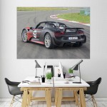 Porsche 918 Spyder Auto Car Wand-Kunstdruck Riesenposter