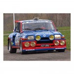 Renault 5 Maxi Turbo Rally Car Block Giant Wall Art Poster