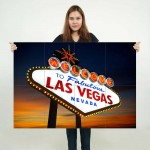 Las Vegas American Poker Sin City Block Giant Wall Art Poster