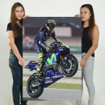 Valentino Rossi Motorradsport  Wand-Kunstdruck Riesenposter 