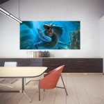 Sea Drache Fantasy Myth Gothic Magic  Wand-Kunstdruck Riesenposter 