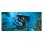 Sea Drache Fantasy Myth Gothic Magic  Wand-Kunstdruck Riesenposter 