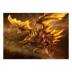 Phoenix Drache Fantasy Myth Gothic Magic  Wand-Kunstdruck Riesenposter