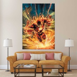 The Flash Super HerosDc  Wand-Kunstdruck Riesenposter (P-2496)