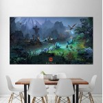 Dota 2 Mid Lane Video Spiele Wand-Kunstdruck Riesenposter 