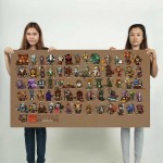 Dota 2 Mini Heroes Figuren  Wand-Kunstdruck Riesenposter 