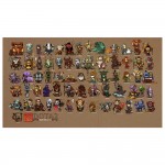 Dota 2 Mini Heroes Figuren  Wand-Kunstdruck Riesenposter 