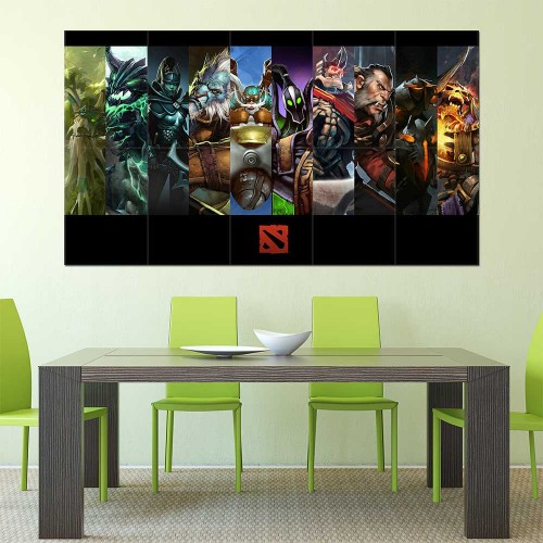 DotA 2 online Game  Wand-Kunstdruck Riesenposter 