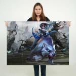 Mirana Priestess of the Moon Dota 2  Wand-Kunstdruck Riesenposter