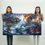 DOTA 2 Epic Battle Wand-Kunstdruck Riesenposter 