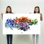 Dota 2 Defense of The Ancients Watercolor   Wand-Kunstdruck Riesenposter 