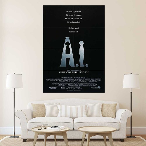 A.I. Artificial Intelligence Movie Block Giant Wall Art Poster