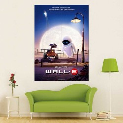 WALL-E und EVE Film  Wand-Kunstdruck Riesenposter (P-2523)