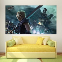 Final Fantasy VII Cloud Strife  Wand-Kunstdruck Riesenposter (P-2530)