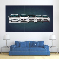 Honda Civic Type R  Wand-Kunstdruck Riesenposter (P-2539A)