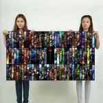 DotA 2 online Game All Heroes  Wand-Kunstdruck Riesenposter 