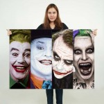 Joker Batman 1966 - 2016 Wand-Kunstdruck Riesenposter