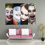 Joker Batman 1966 - 2016 Wand-Kunstdruck Riesenposter