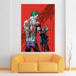 Joker with Dragon Tattoo Block Giant Wall Art Poster