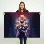 Jojo's Bizarre Adventure Crazy Diamond Block Giant Wall Art Poster