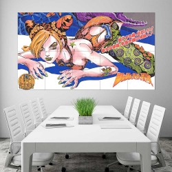 Jojo's Bizarre Adventure Jolyne Kujo  Block Giant Wall Art Poster (P-2576)