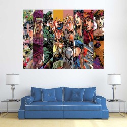 Jojo's Bizarre Adventure  Block Giant Wall Art Poster (P-2577)