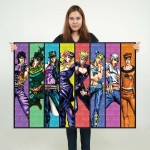 Jojo's Bizarre Adventure All Characters Block Giant Wall Art Poster