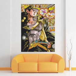 Jojo's Bizarre Adventure Jotaro Kujo Block Giant Wall Art Poster (P-2579)