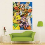 Jojo's Bizarre Adventure Diamond Is Unbreakable Block Giant Wall Art Poster