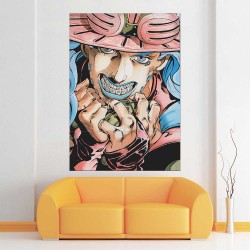 Jojo's Bizarre Adventure Gyro Zeppeli  Wand-Kunstdruck Riesenposter (P-2584)