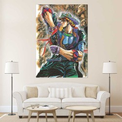 Jojo's Bizarre Adventure Jonathan Joestar  Wand-Kunstdruck Riesenposter (P-2587)