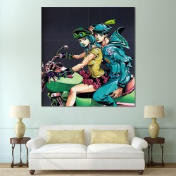 Jojo's Bizarre Adventure JoJolion Yasuho  Wand-Kunstdruck Riesenposter (P-2592)