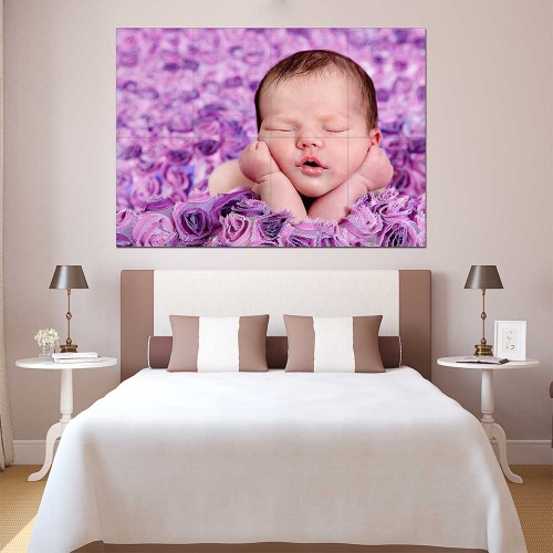 Kids Baby Children picture serie 1 Block Giant Wall Art Poster