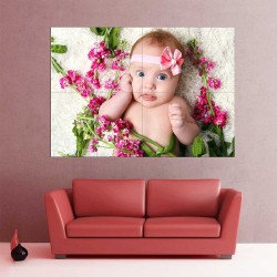 Kids Baby Children Picture serie 3 Block Giant Wall Art Poster (P-2596)